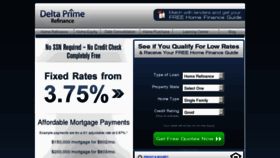 What Rates.deltaprimerefinance.com website looked like in 2012 (11 years ago)