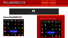 What Rojadirectaenvivo.es website looked like in 2012 (11 years ago)