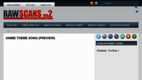 What Rawscans.com website looked like in 2012 (11 years ago)