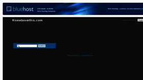 What Riseabovethis.com website looked like in 2012 (11 years ago)