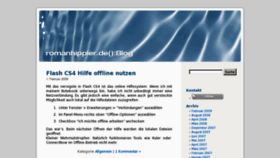 What Romanhippler.de website looked like in 2012 (11 years ago)