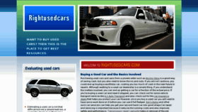 What Rightusedcars.com website looked like in 2012 (11 years ago)