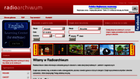 What Radioarchiwum.net website looked like in 2012 (11 years ago)