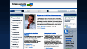 What Relacionamentodigital.com website looked like in 2011 (13 years ago)