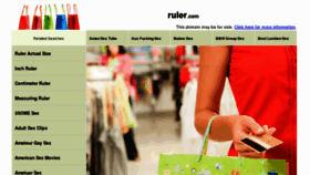 What Ruler.com website looked like in 2012 (11 years ago)