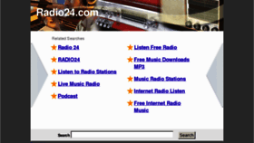 What Radio24.com website looked like in 2013 (11 years ago)
