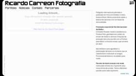 What Ricardocarreon.com website looked like in 2011 (13 years ago)