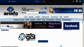 What Radiogol.com.ar website looked like in 2013 (11 years ago)