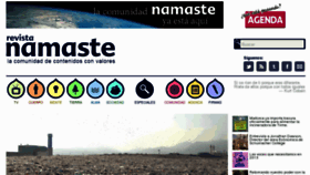 What Revistanamaste.com website looked like in 2013 (11 years ago)