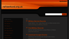 What Raf-benfund.org.uk website looked like in 2013 (11 years ago)