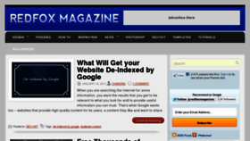 What Redfoxmagazine.com website looked like in 2013 (11 years ago)