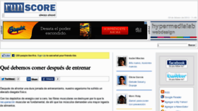 What Runscore.net website looked like in 2013 (11 years ago)