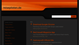 What Reisepiloten.de website looked like in 2013 (11 years ago)