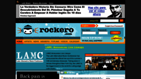 What Rockero.com website looked like in 2013 (11 years ago)