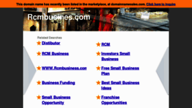 What Rcmbusines.com website looked like in 2013 (11 years ago)