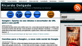 What Ricardodelgado.net website looked like in 2013 (11 years ago)