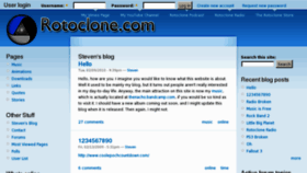 What Rotoclone.com website looked like in 2013 (11 years ago)