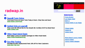 What Radwap.in website looked like in 2013 (11 years ago)