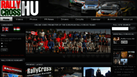 What Rallycross.hu website looked like in 2013 (11 years ago)