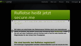 What Ruflotse.de website looked like in 2013 (11 years ago)