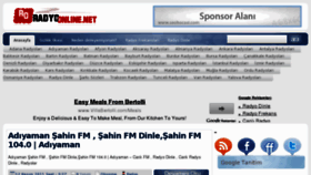 What Radyoonline.net website looked like in 2013 (10 years ago)
