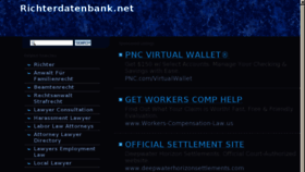 What Richterdatenbank.net website looked like in 2013 (11 years ago)