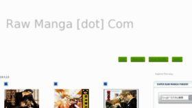 What Raw-manga.com website looked like in 2013 (10 years ago)