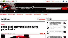 What Racingpasion.com website looked like in 2013 (10 years ago)