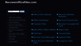 What Recoverofficefiles.com website looked like in 2013 (10 years ago)