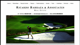 What Ricardobarraza.com website looked like in 2013 (10 years ago)