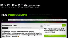 What Rncphotograph.com website looked like in 2013 (10 years ago)