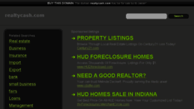 What Realtycash.com website looked like in 2013 (10 years ago)