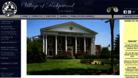 What Ridgewoodnj.net website looked like in 2013 (10 years ago)