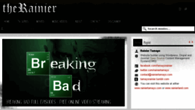What Rainiertamayo.com website looked like in 2013 (10 years ago)