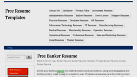 What Resumetemplatesz.org website looked like in 2013 (10 years ago)