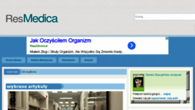 What Resmedica.pl website looked like in 2013 (10 years ago)