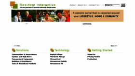 What Residentinteractive.com website looked like in 2013 (10 years ago)