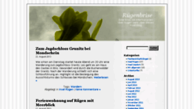 What Ruegenbrise.de website looked like in 2013 (10 years ago)