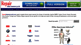 What Repairthatmotorcycle.com website looked like in 2013 (10 years ago)