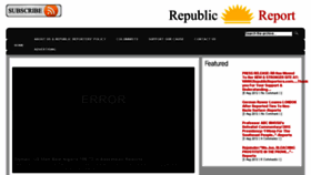 What Republicreport.com website looked like in 2013 (10 years ago)