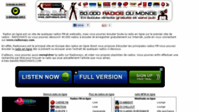 What Radios-en-ligne.com website looked like in 2013 (10 years ago)