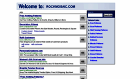 What Rockmosaic.com website looked like in 2013 (10 years ago)