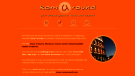 What Romaround.it website looked like in 2013 (10 years ago)