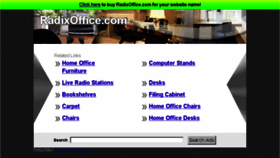 What Radixoffice.com website looked like in 2013 (10 years ago)