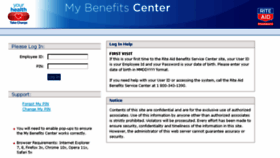 What Riteaidbenefits.com website looked like in 2013 (10 years ago)