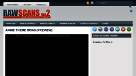 What Rawscans.com website looked like in 2013 (10 years ago)