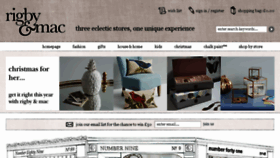 What Rigbyandmac.com website looked like in 2013 (10 years ago)