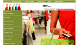 What Ruler.com website looked like in 2013 (10 years ago)