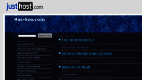 What Res-live.com website looked like in 2013 (10 years ago)