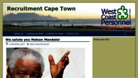 What Recruitmentcapetown.co.za website looked like in 2014 (10 years ago)
